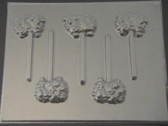 657 Sheep Chocolate or Hard Candy Lollipop Mold
